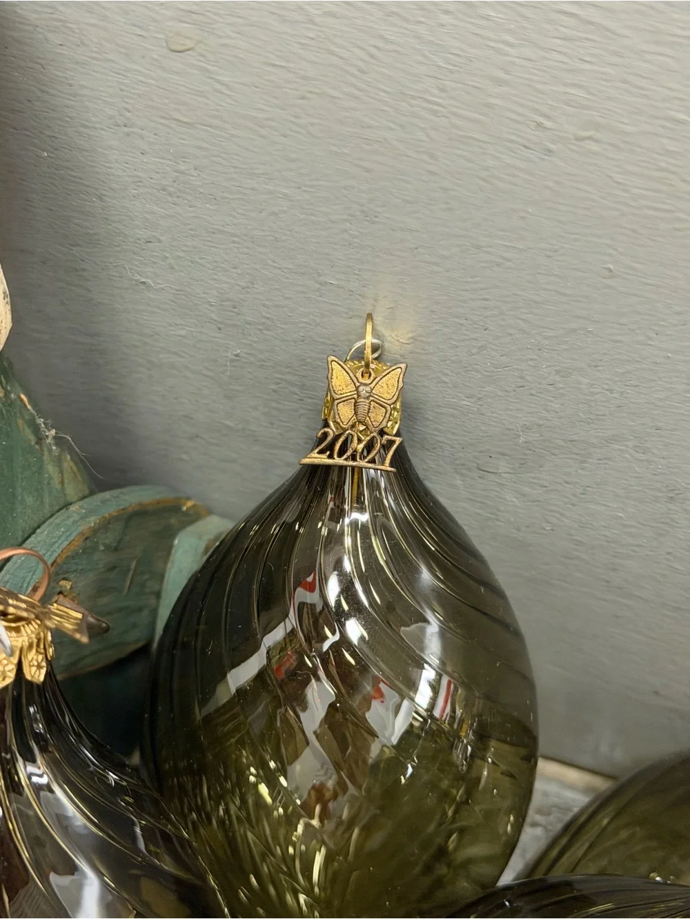 Vintage Hand Blown Glass Christmas Ornaments Large Mixed Lot Teardrop Balls